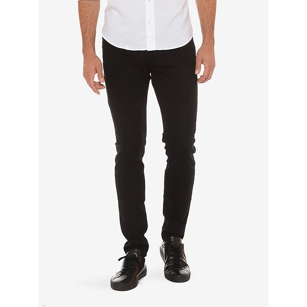 Mott & Bow Barclay Skinny Jeans Mens 30x32 Black Rinse Comfort Stretch NR-6395
